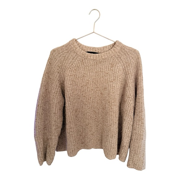 Jenni Kayne Sweaters - Jenni Kayne Recycled Cashmere Fisherman’s Sweater Tan 1x